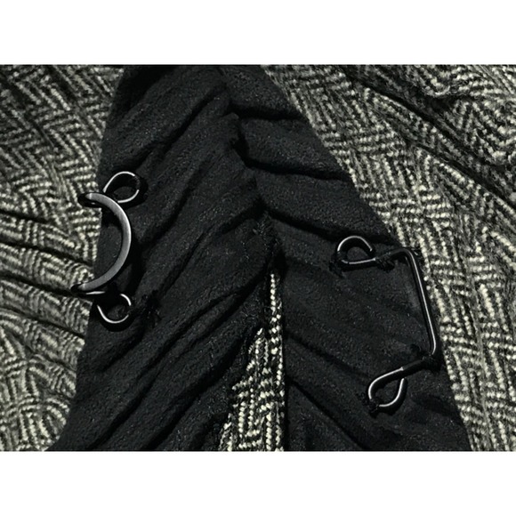 Komarov Jacket Womens Small Brown Textured Crinkle Classic Whimsigoth - Picture 14 of 14